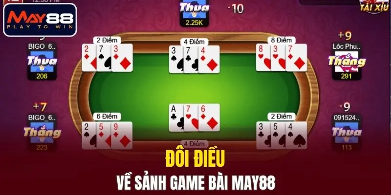 Đôi điều về sảnh game bài MAY88 Đôi điều về sảnh game bài MAY88
